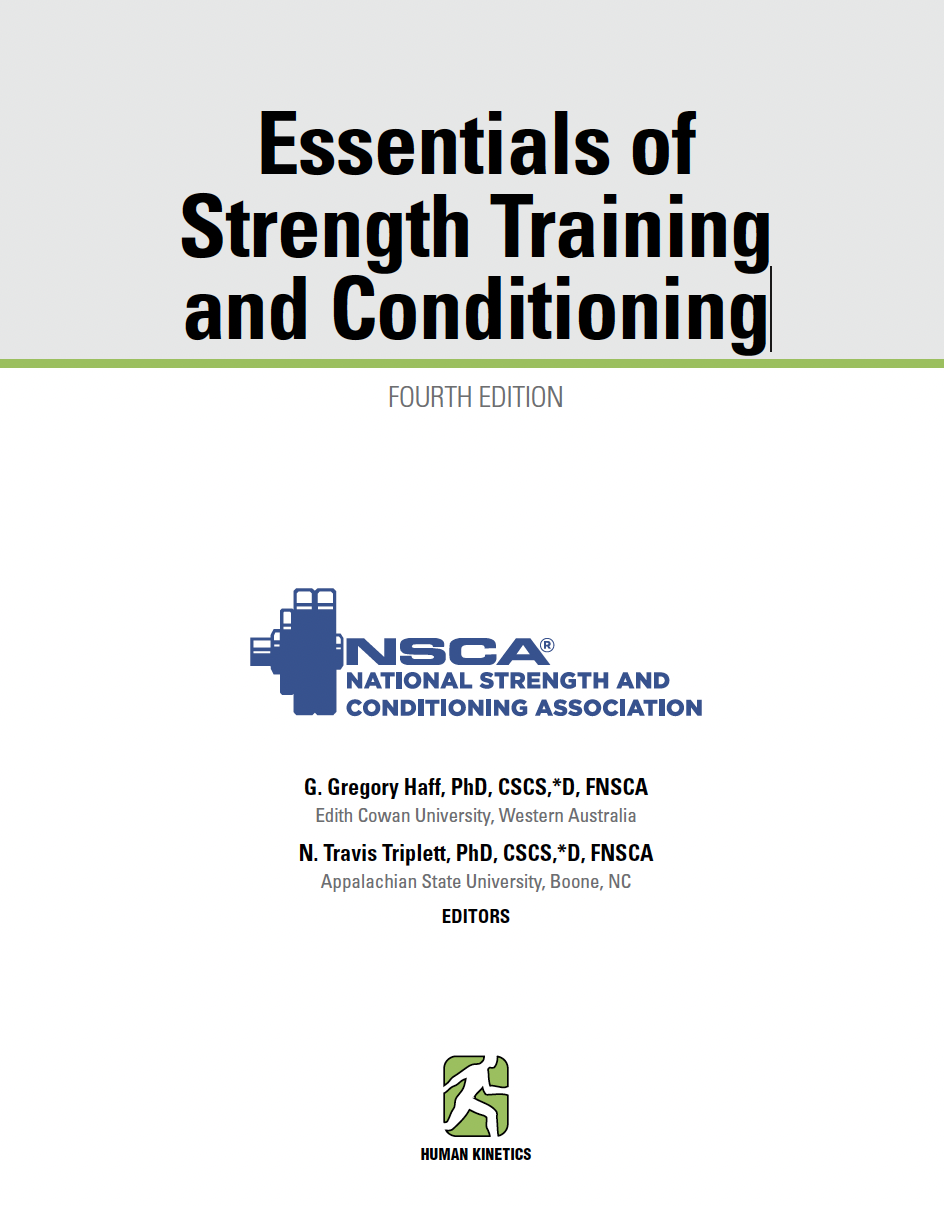 Essentials of Strength Training and Conditioning